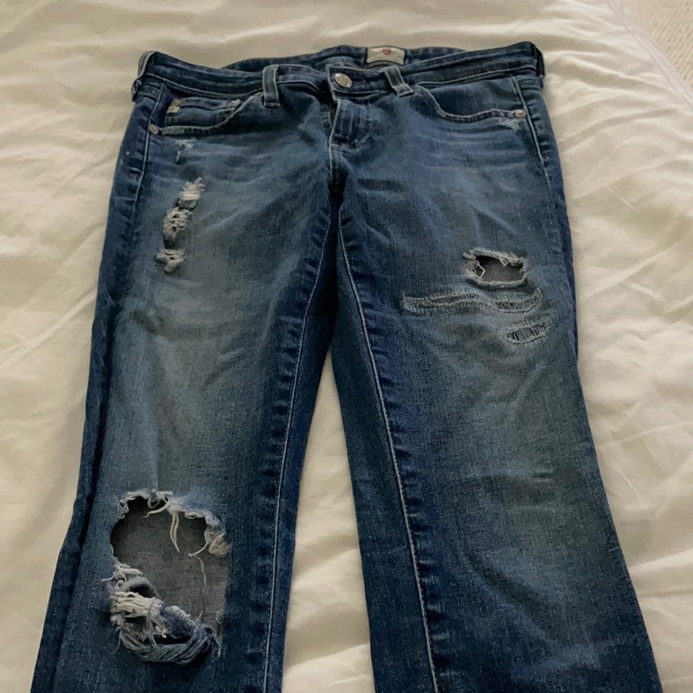 AG ripped jeans